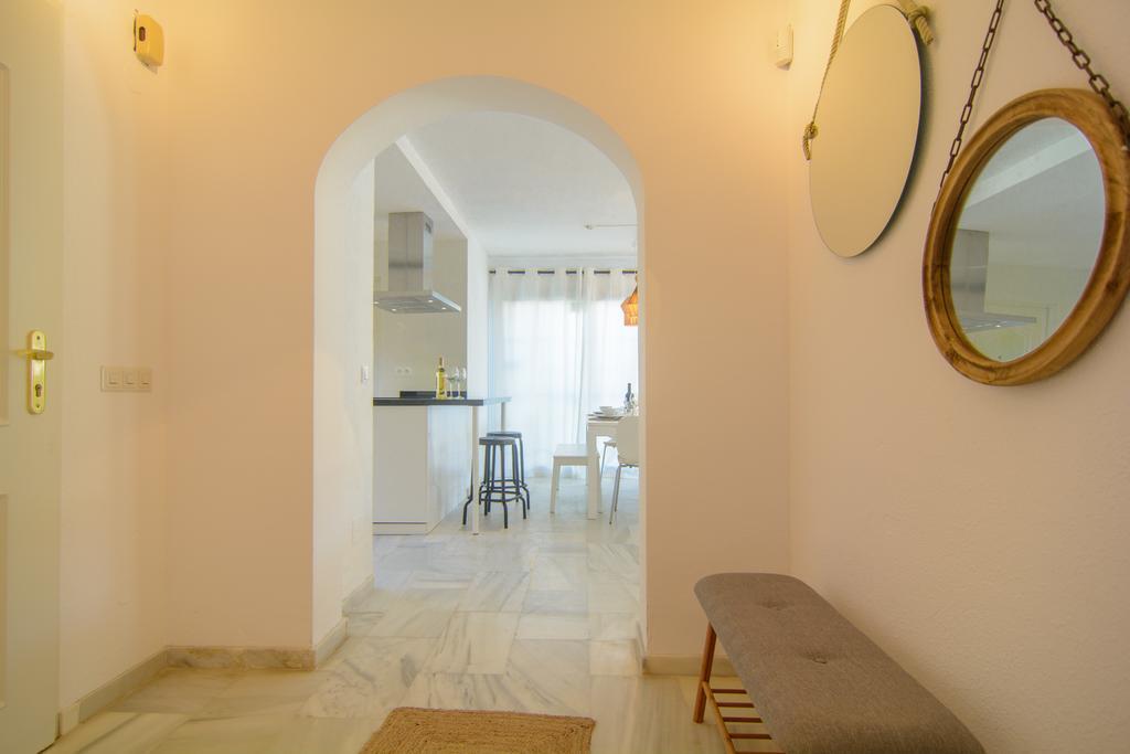 Typical Beach House Las Chapas Playa With Heated Pool ماربيا المظهر الخارجي الصورة